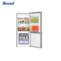 Smad Home LED Light Combi Bottom Freezer Double Door Refrigerator